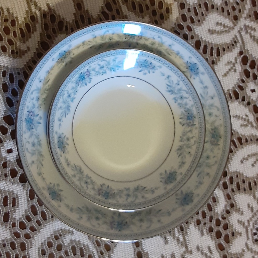 Noritake Blue Hill #2482 Retired Vintage Fine China Bowl Set